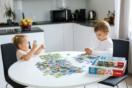 Trefl Puzzle PAW Psi Patrol Wakacyjny Puzzle 4w1