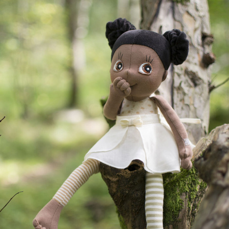 Rubens Barn Pierwsza Miękka Lalka Przytulanka Dla Dzieci Poppy EcoBuds