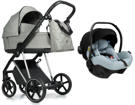 Roan Ivi 2.0 Wózek Głęboko-Spacerowy + Avionaut Pixel Pro 2.0 C Fotelik Samochodowy