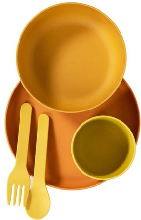 Bo Jungle Zestaw Naczyń BioPlastik CPLA Ochre