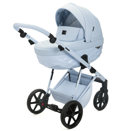 Adamex QUANTUM NATURA Wózek Głęboko-Spacerowy QN-1 Sky