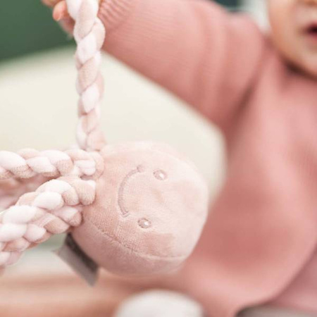 Nattou Pierwsza Przytulanka z Pozytywką Ośmiornica PIU PIU Lapid Różowa