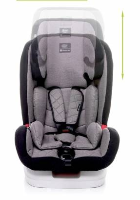 4 Baby Fly-Fix Fotelik Samochodowy 9-36 Grey