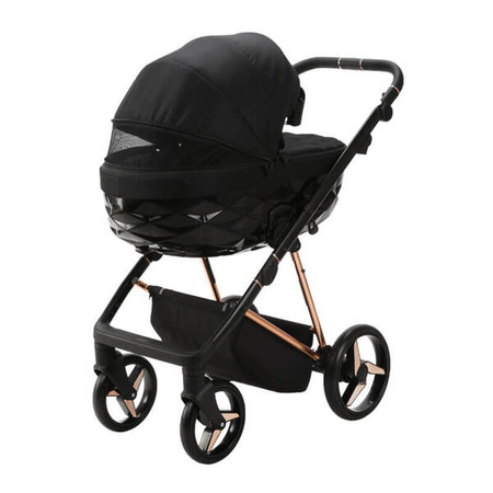 Adamex Quantum Special Edition Wózek Głęboko-Spacerowy 2w1 Czarny TK-619-SE