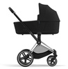 [OUTLET] Cybex Priam 4.0 Rama w Zestawie Ze Stelażem Siedziska Chrome + Czarny