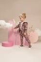 PINOKIO BLUZA ROZPINANA Z KAPTUREM HAPPINESS R. 80 ROZ CIEMNY