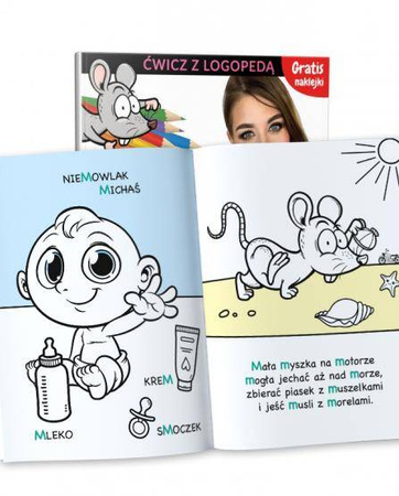 Martel Kolorowanki Logopedyczne Głoski M B P