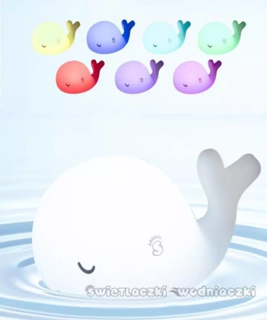 MesMed Świetlaczek - Wodniaczek Wielorybcio MM-053