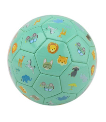 Happy World Piłka z imitacji skóry Safari mint