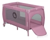 Lionelo Stefi Plus łóżeczko turystyczne Pink Magnolia