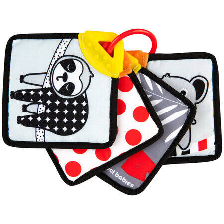 Canpol Babies Miękkie Kontrastowe Karty Sensoryczne z Gryzak BabiesBoo 68/096prom 