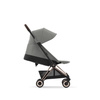Cybex Coya Wózek Spacerowy Rama Rosegold Mirage Grey + Cybex Coya Moskitiera Black