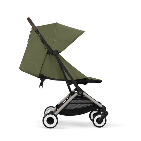 Cybex Orfeo Wózek Spacerowy Rama Taupe Moss Green 2025