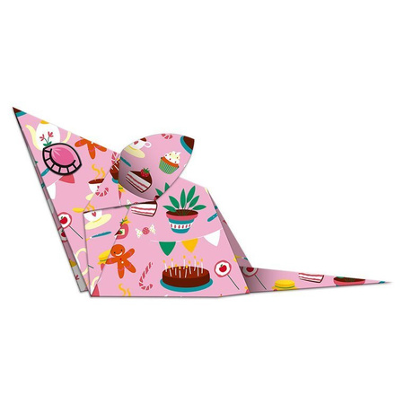 Janod Zestaw kreatywny do tworzenia origami Zwierzątka 8+