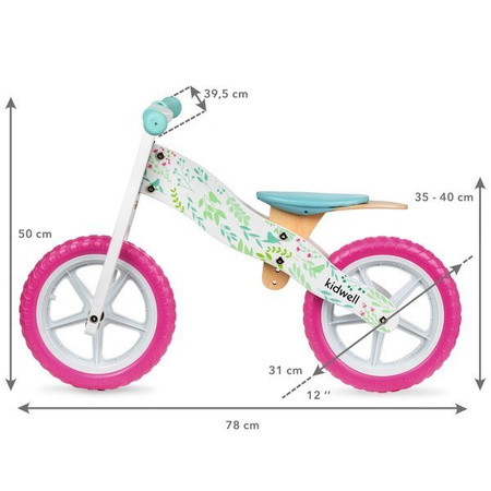 Kidwell WAVE - Rowerek Biegowy Drewniany