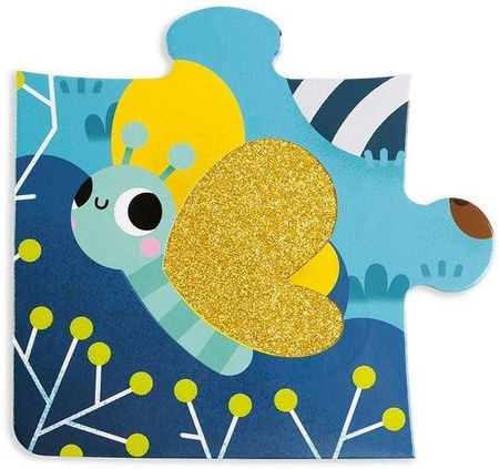 Janod Puzzle Sensoryczne 20 Elementów Leśne Zwierzęta