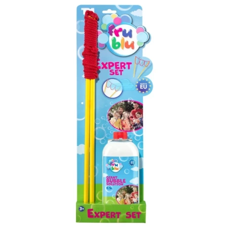 Tm Toys Bańki Mydlane Fru Blu - Zestaw Sznurek Ekspert + Płyn 500ml