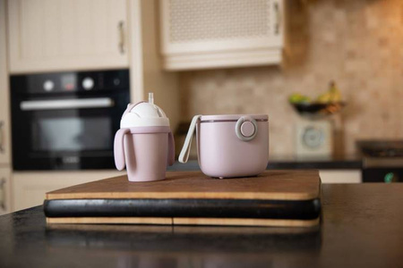 Bo Jungle Kubek do Picia ze Słomką BioPlastik CPLA Pink 