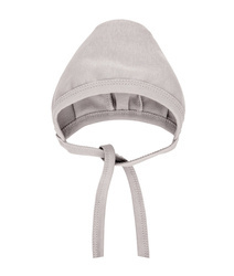 Poofi Czapka Wiązana Rozmiar 56 0-2m Jasny Szary