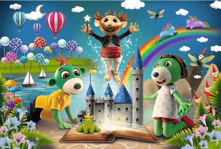 Trefl Puzzle Bajkowy Wieczór z Treflikami - Dobranoc, Trefliki na Noc