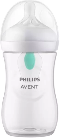 Avent Natural 3 Butelka Responsywna z Nakładką Antykolkową AirFree 1m+ 240ml 