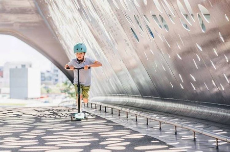 Scootandride Highwaykick 5 LED Hulajnoga Składana Ze Świecącymi Kółkami 5+ Steel