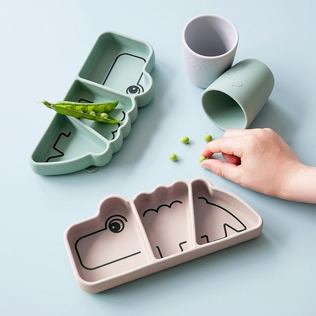 Done by Deer Stick&Stay Talerzyk Na Przekąski Croco Powder