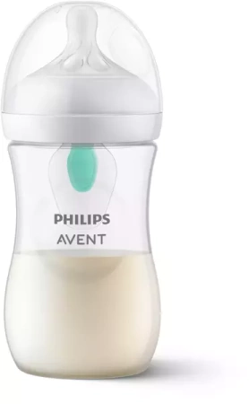 Avent Natural 3 Butelka Responsywna z Nakładką Antykolkową AirFree 1m+ 240ml 