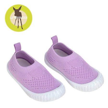 Lassig Ultrawygodne elastyczne trampki dziecięce z antypoślizgową podeszwą Splash & Fun lilac, rozm. 23