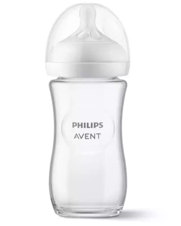 Avent Natural 3 Butelka Responsywna Szklana 1m+ 240ml