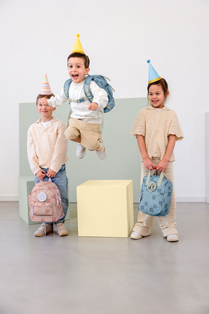 Lassig Plecak mini kwadratowy Pattern Party Blue