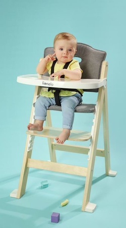 Lionelo Floris Krzesełko Do Karmienia Beżowe || Natural White