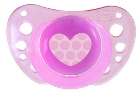Chicco Physioforma Air Smoczek Uspokajający Silikonowy  6-16M+ 2Szt. Różowy
