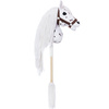 Hoppihorse Koń na Kiju Hobby Horse A4 Biały 64cm