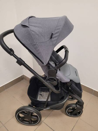 [OUTLET] Easywalker Harvey 3 Wózek Spacerowy Fossil Grey (zawiera stelaż, siedzisko z budką i pałąkiem z ekoskóry)