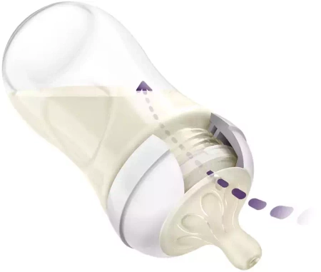 Avent Natural 3 Butelka Responsywna 1m+ 260ml Blue