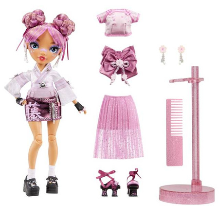 Rainbow High Core Fashion Lalka Modowa z Akcesoriami Lila Tamamoto (Mauve)