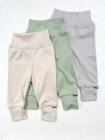 Poofi Legginsy Rozmiar 56 0-2m Latte