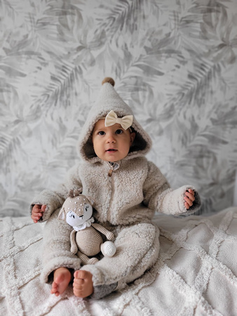 Zaffiro Nevada Kombinezon Wełniany Dla Dzieci 86/92 Beige