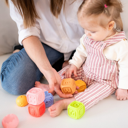 Tullo Klocki Sensoryczne - Zestaw Montessori 13szt.