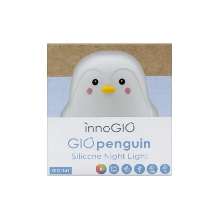 InnoGIO GioPenguin Silikonowa Lampka Nocna Pingwin
