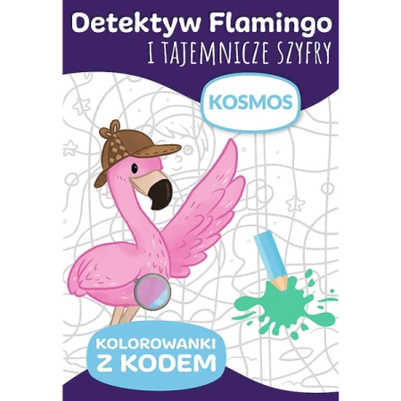 Trefl Detektyw Flamingo i Tajemnicze Szyfry. Kolorowanki