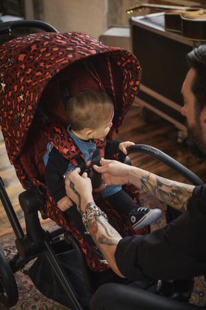 [OUTLET] Cybex Priam 4.0 Wózek Głęboko-Spacerowy Rosenrot Red by Alec Voelkel