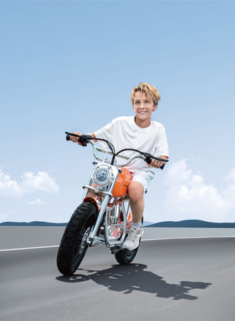 Hyper GoGo Motocykl Elektryczny S9 - Pomarańczowy