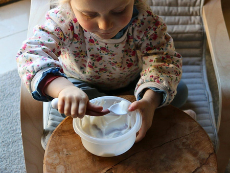 Bo Jungle Elastyczne sztućce łyżeczka/widelec Terracotta