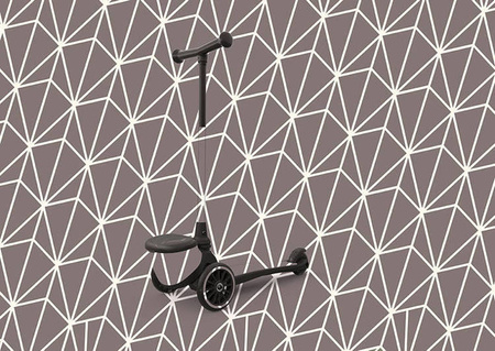 [OUTLET] Scootandride Highwaykick 2 Lifestyle Hulajnoga Trójkołowa Balansowa z Zamykanym Schowkiem 2+ Brown Lines