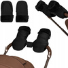 Lionelo Handmuff Rękawiczki do Wózka Black