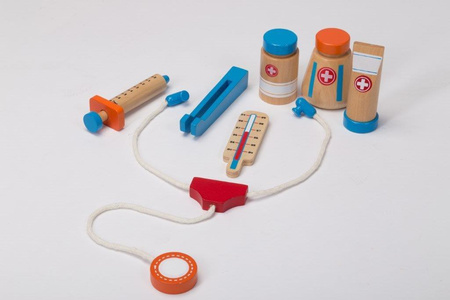 Joueco Drewniany zestaw Doktor