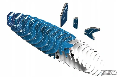 Eugy Eko 3D Układanka Rekin Wielorybi