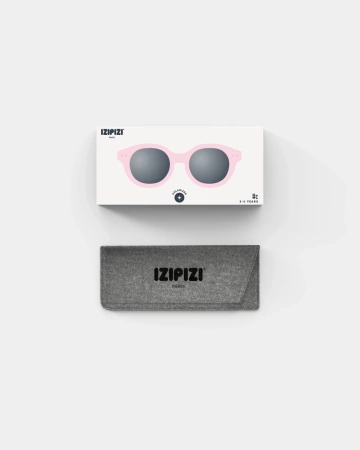 IZIPIZI Okulary Przeciwsłoneczne dla Dzieci 3-5 lat Pastel Pink C